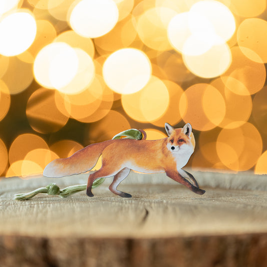 RED FOX CHRISTMAS DECORATION