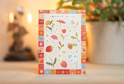 Super Secret Sale - Summer Day A6 Sticker Sheet