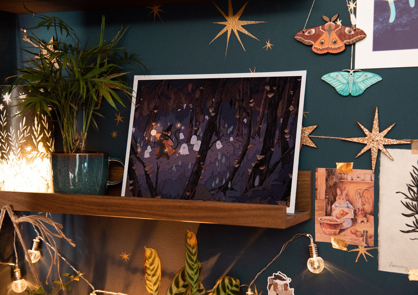 HAUNTED FOREST ART PRINT