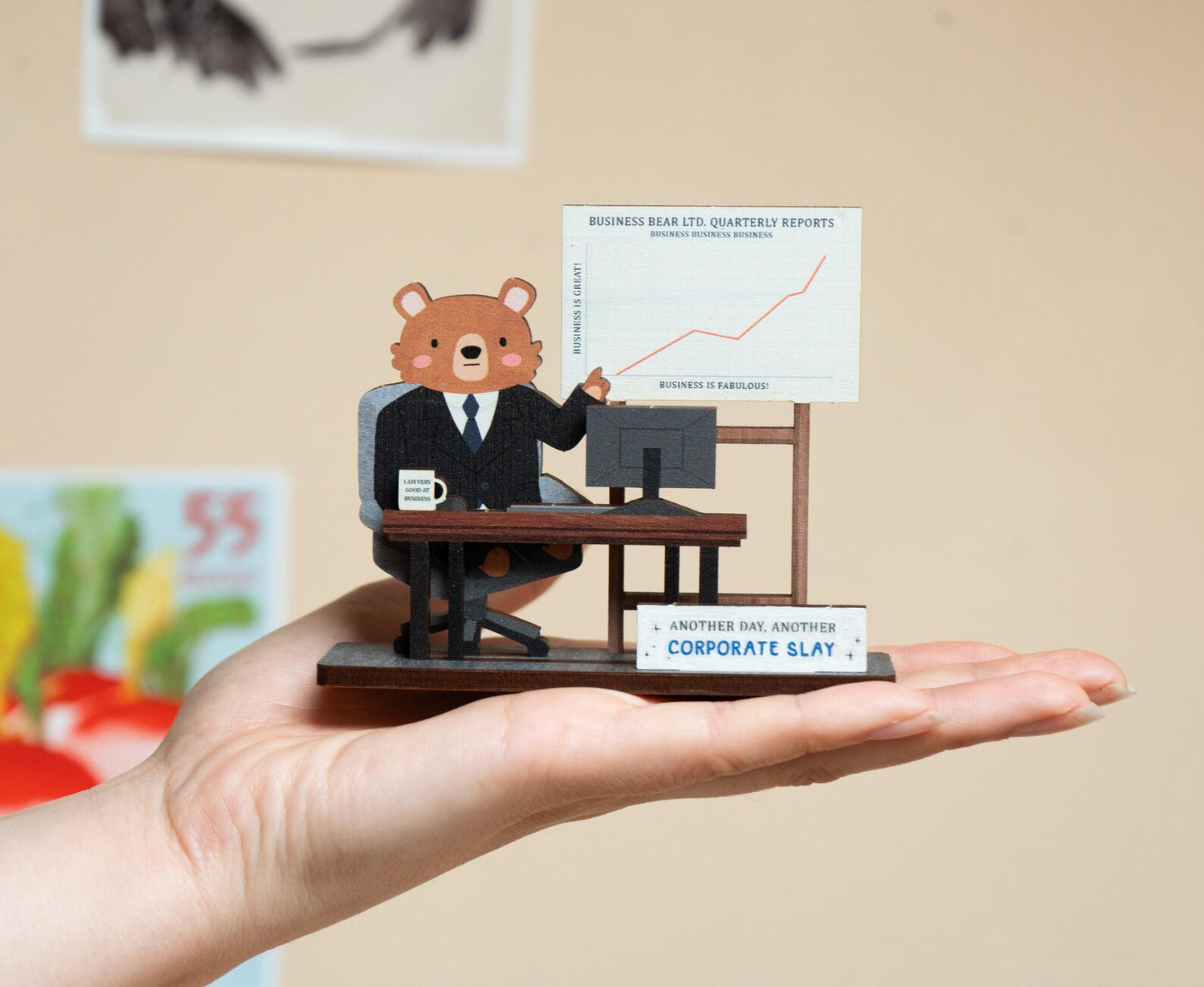 ANOTHER DAY, ANOTHER CORPORATE SLAY POP OUT CARD