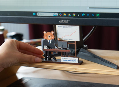 ANOTHER DAY, ANOTHER CORPORATE SLAY POP OUT CARD