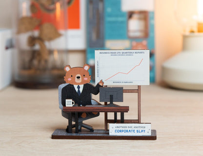 ANOTHER DAY, ANOTHER CORPORATE SLAY POP OUT CARD