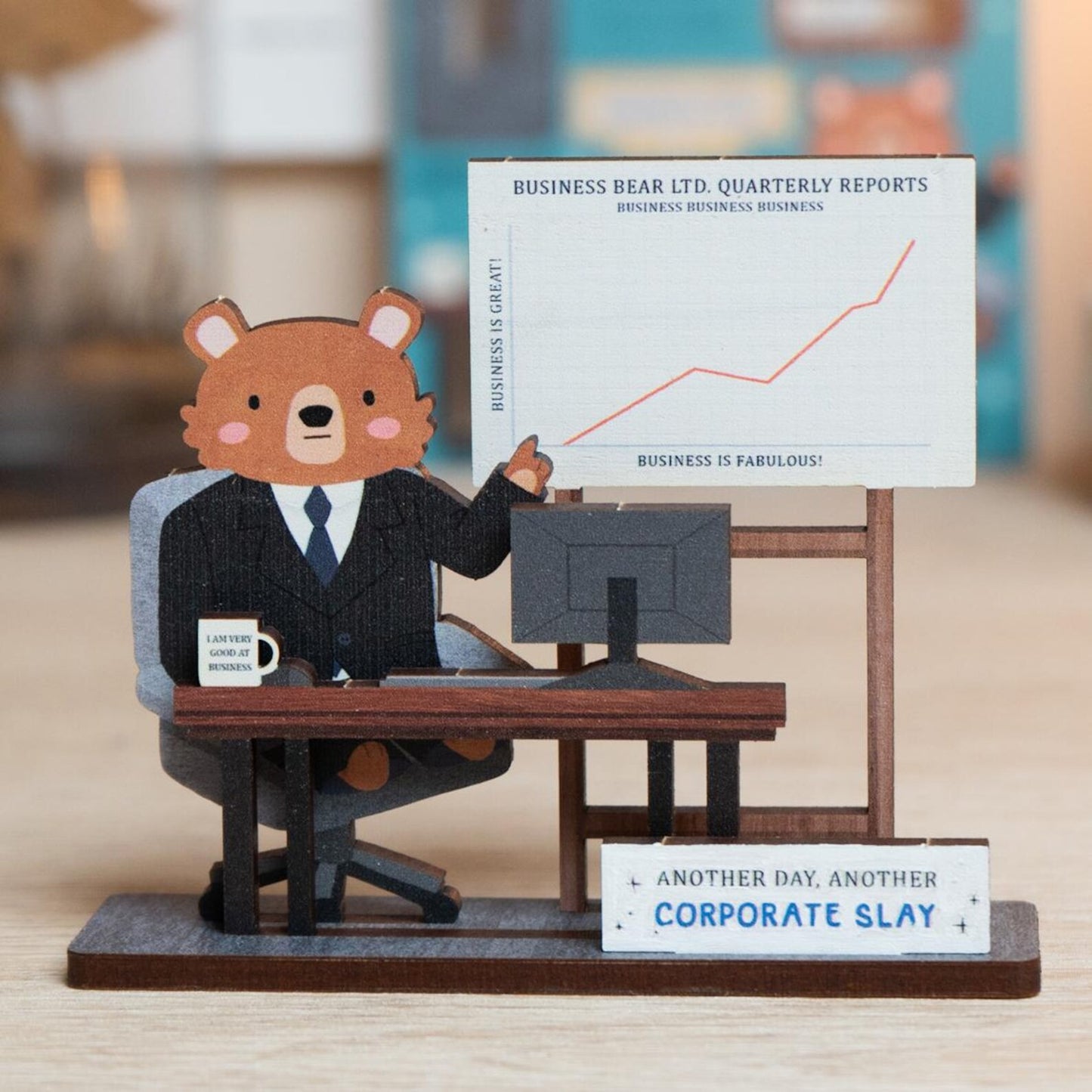 ANOTHER DAY, ANOTHER CORPORATE SLAY POP OUT CARD