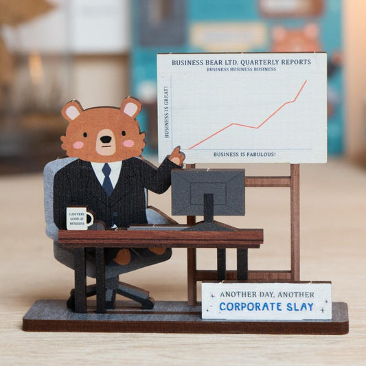 ANOTHER DAY, ANOTHER CORPORATE SLAY POP OUT CARD